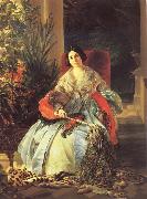 Karl Briullov, Portrait of pricess yelizaveta Saltykova